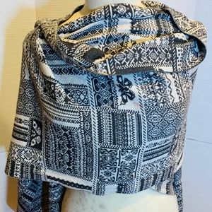 Olive and cocoa scarf